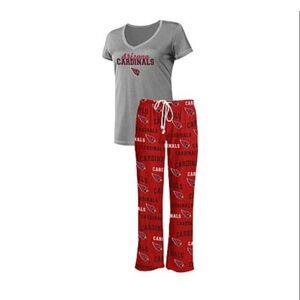 Arizona Cardinals Gray Top and Red Pants Set